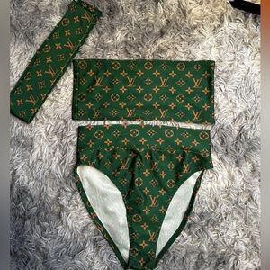 3 piece LV customer bathing suit